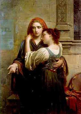 Pierre-Auguste Cot Young Street Musicians